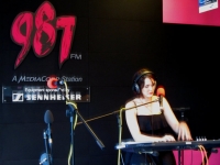 Rebecca at live 987FM Rebecca at live 987FM